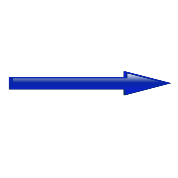 Blue Arrow Thin PNG Clip art