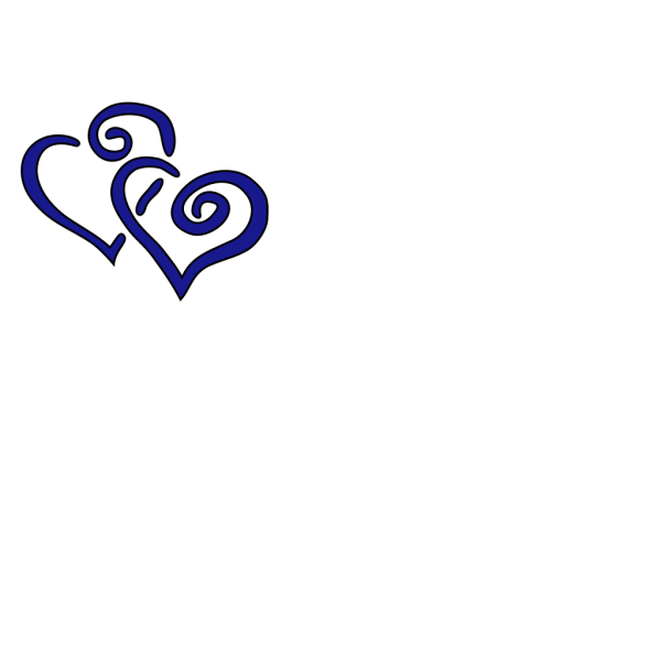 Intertwined Hearts PNG Clip art