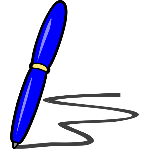 Blue Pen PNG Clip art