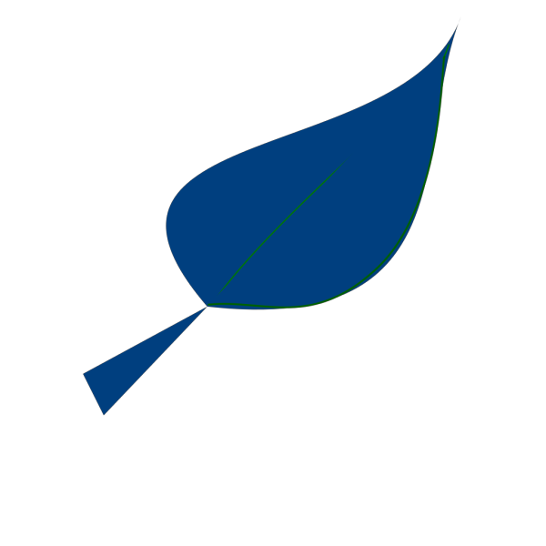 Blue Leaf PNG Clip art