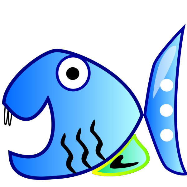 Blue Fish PNG Clip art