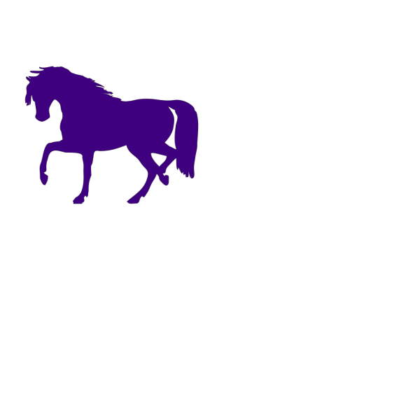Purple Horse PNG Clip art