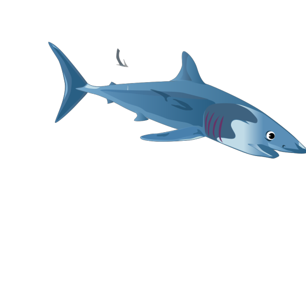 Blue Shark PNG Clip art