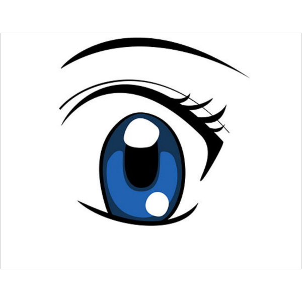 Deep Blue Eye PNG Clip art