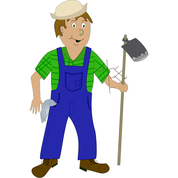 Farmer With Duck PNG images