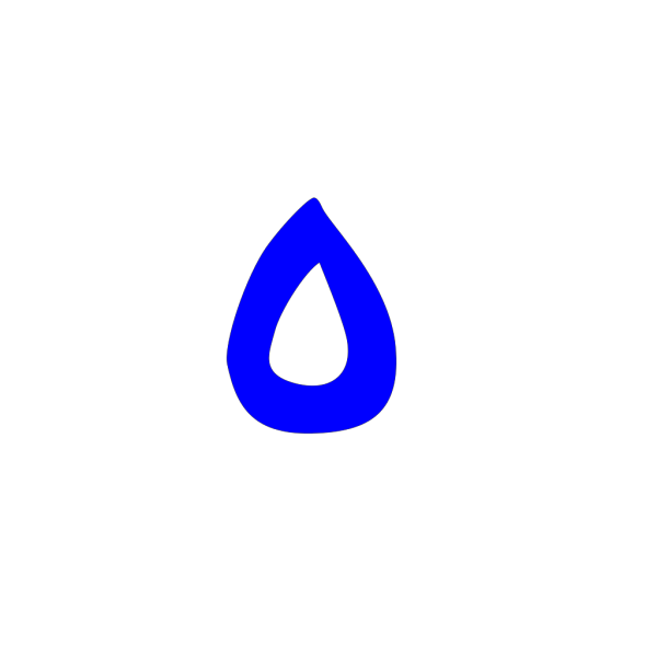 Light Blue Tear PNG Clip art