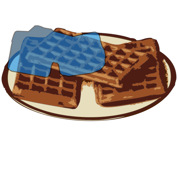 Waffle Blue PNG images