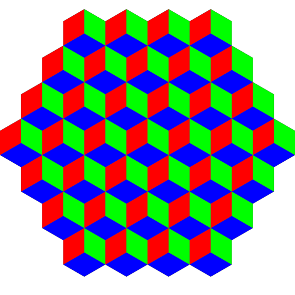 3d Hexagon PNG Clip art
