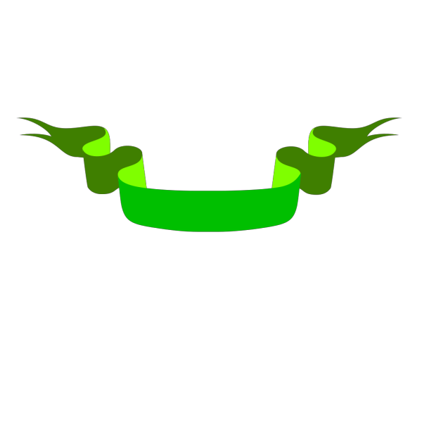Green Ribbon PNG Clip art