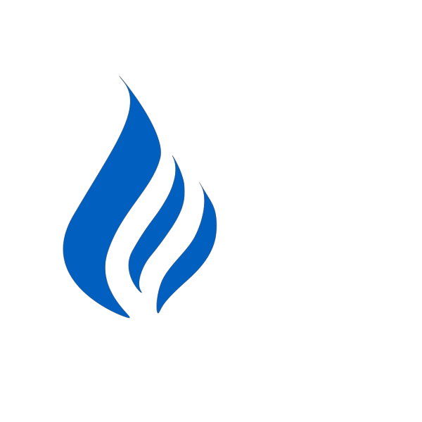 Blue Flame Solid Color Contur PNG Clip art