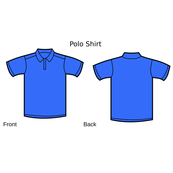 Blue Polo Shirt PNG Clip art