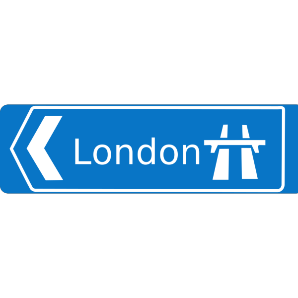 Motorway Sign 4 PNG Clip art
