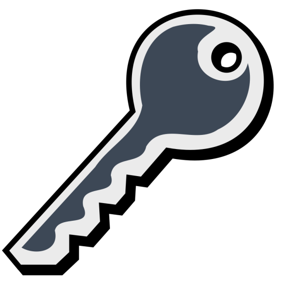 Key #3d4856 PNG Clip art