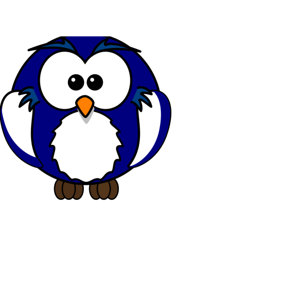 Blue Owl PNG Clip art