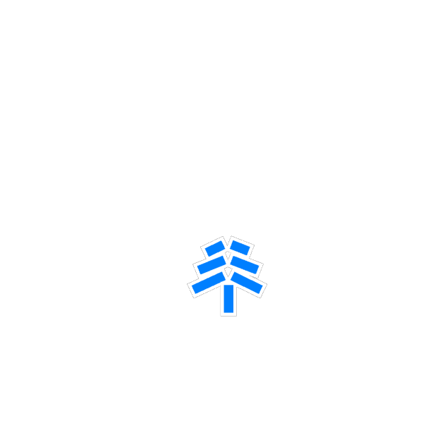 Blue Stick Tree PNG Clip art
