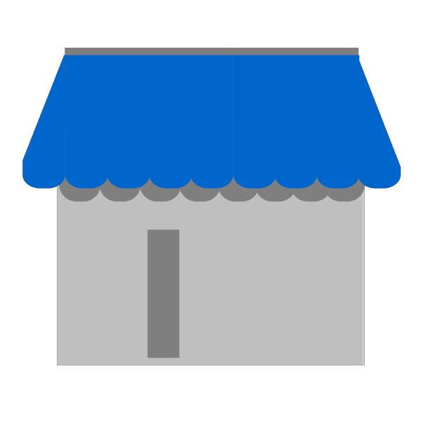 Blue Button Shop Local PNG images