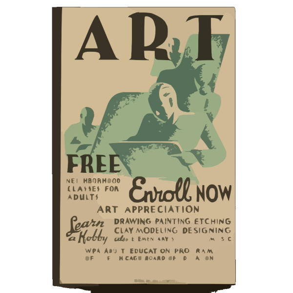 Art - Free Neighborhood Classes For Adults ... Enroll Now PNG images