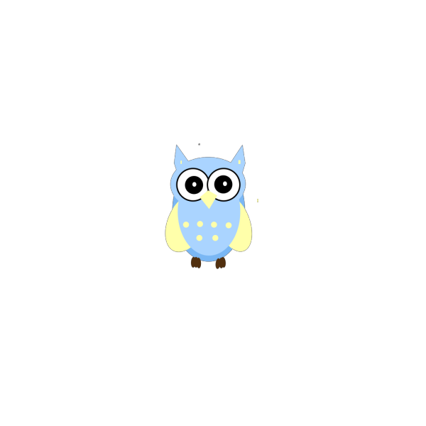 Owl On Branch 79 PNG Clip art