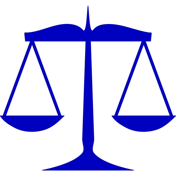 Blue Scales Of Justice PNG images