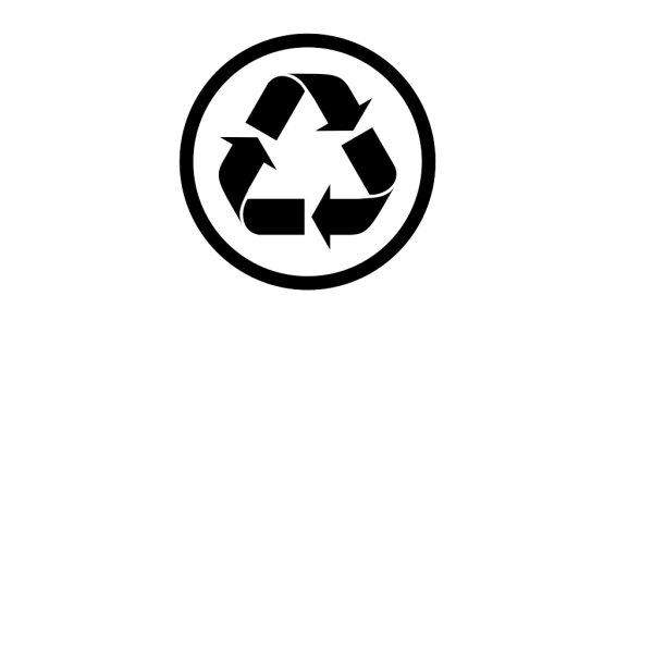 Recycle Symbol Blue On Tan PNG Clip art