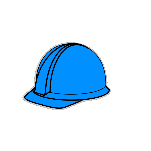 Blue Hard Hat PNG Clip art