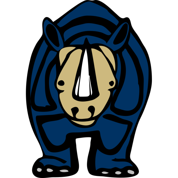 Blue Rhino PNG Clip art