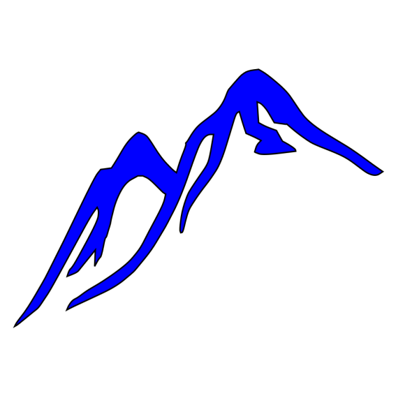 Blue Mountain PNG Clip art