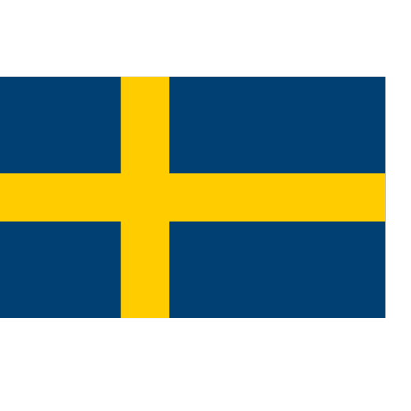Swedish Flag In The Word Sweden PNG Clip art