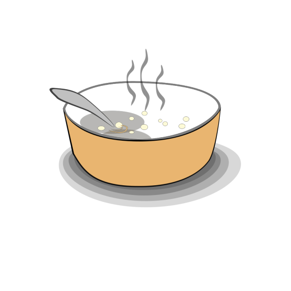 Soup Bowl With Steam PNG images