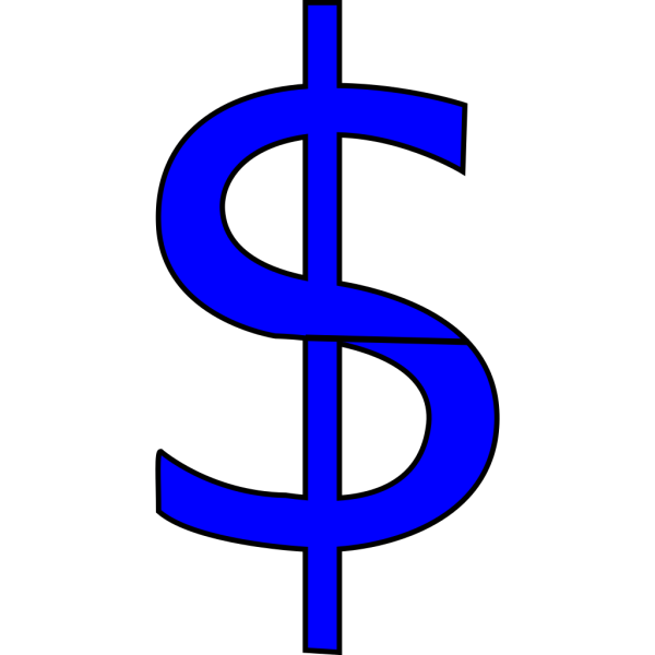 Blue Money PNG Clip art