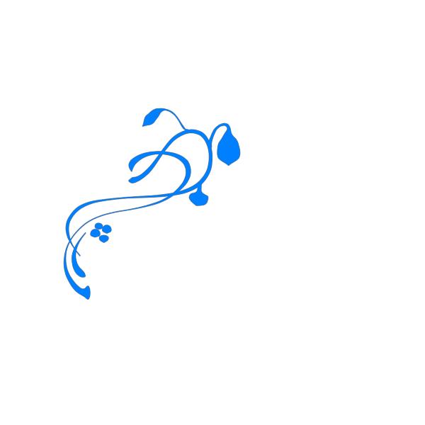 Blue Vine  PNG Clip art