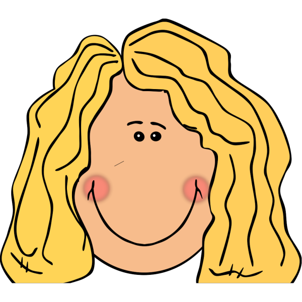 Blonde With Blue Eyes PNG Clip art