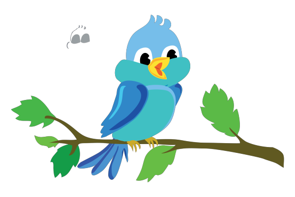 Blue Bird Art PNG Clip art
