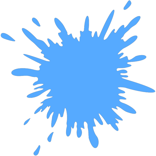 Blue Splash Ink PNG Clip art