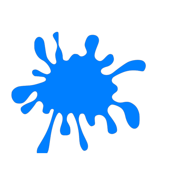 Light Blue Splash Ink PNG Clip art