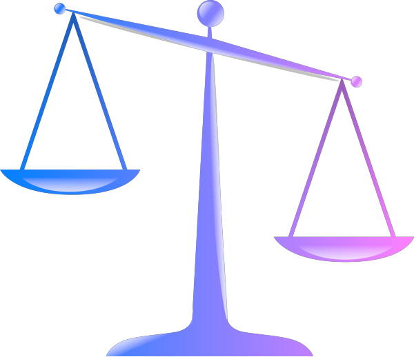 Blue and Gray Justice PNG Clip art