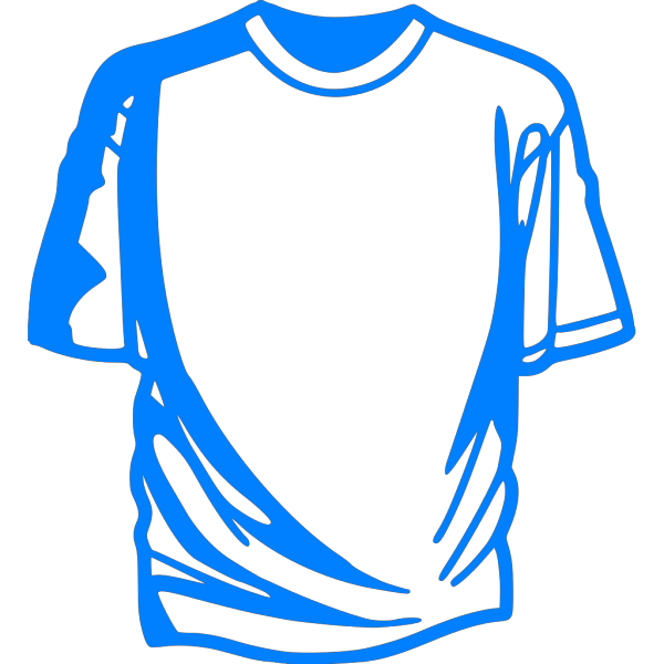 Light Blue T-shirt PNG Clip art