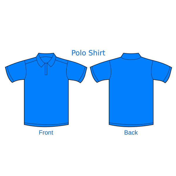 Polo Tshirt Blue PNG Clip art