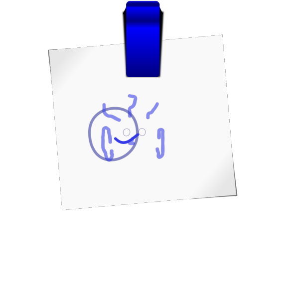 Purple Clipboard With Blue Pencil PNG Clip art