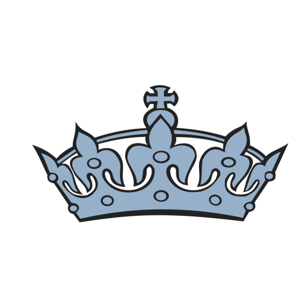 Blue Crown PNG Clip art