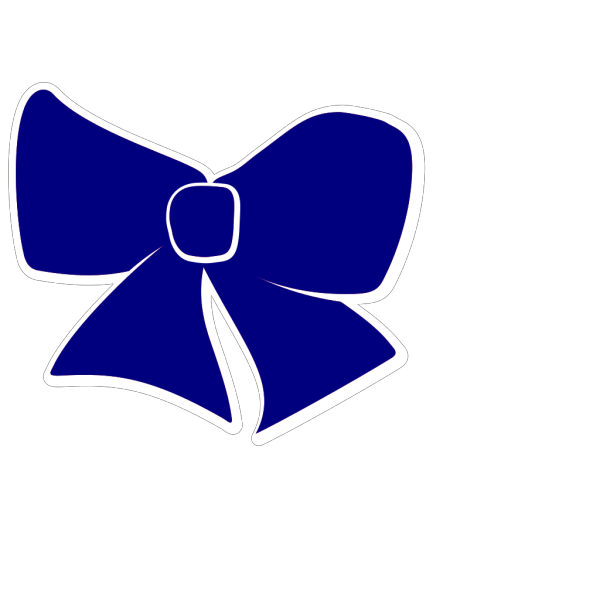 Blue Bow Ribbon PNG Clip art
