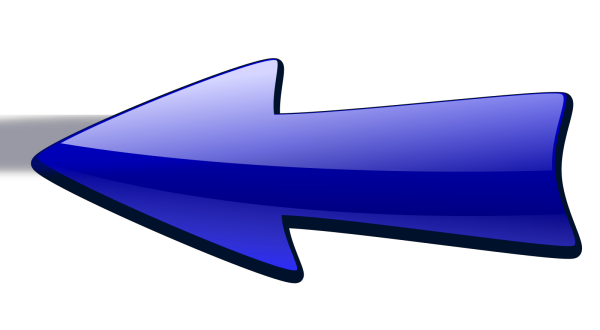 Blue Curved Arrow PNG Clip art