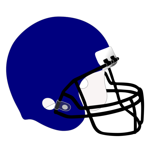 Light Blue Football Helmet PNG Clip art