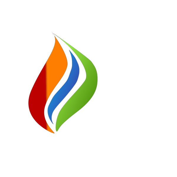 B&w Flame Logo PNG Clip art