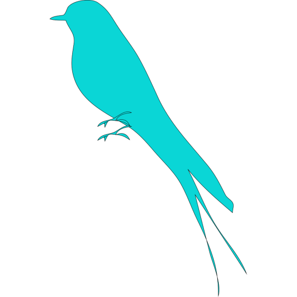 Malibu Blue Bird PNG Clip art