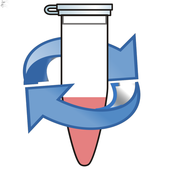 Eppendorf Spin Blue PNG Clip art