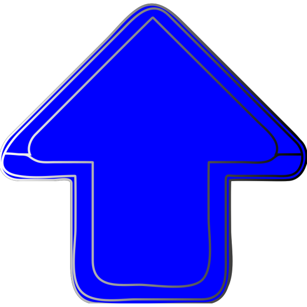 Blue-arrow-up PNG Clip art