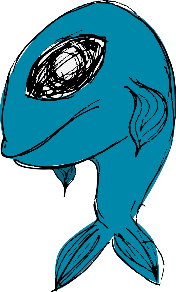 Blue Cartoon Seal PNG Clip art