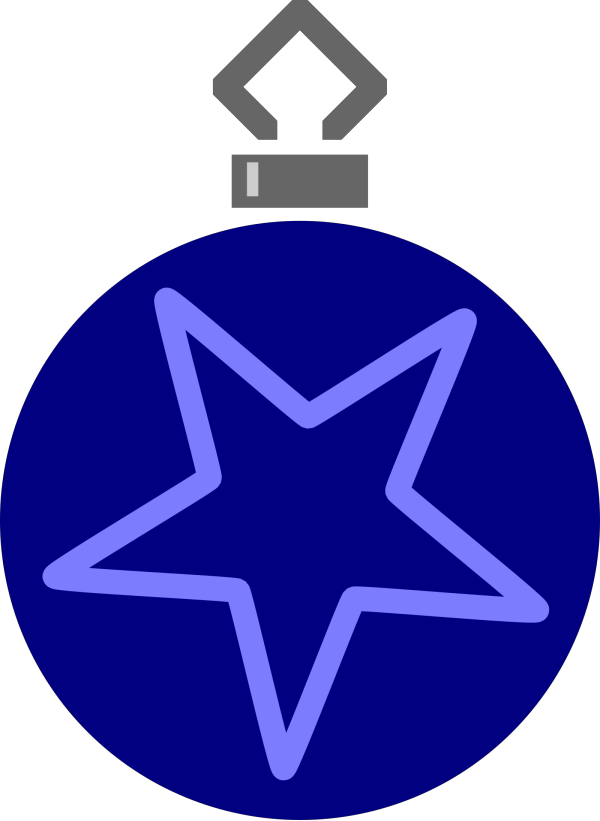 Blue Star  PNG Clip art