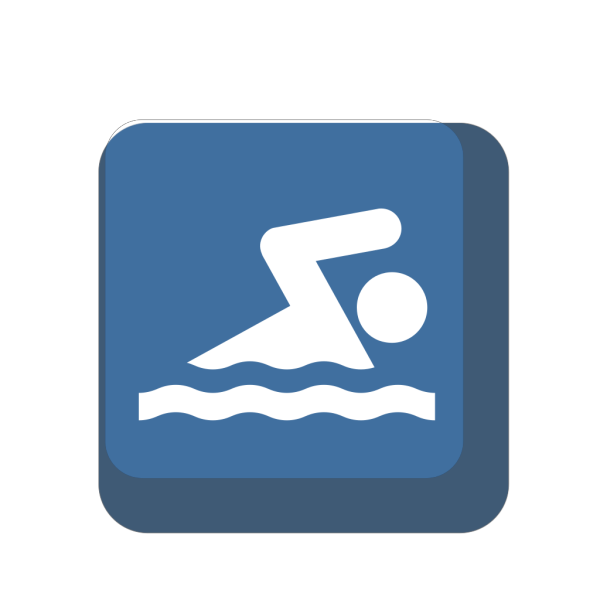 Blue Swimmer Icon PNG Clip art